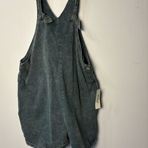 Three Bird Nest Blue Denim Overalls